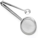 Papad Frying Filter Stainless Steel Oil Strainer for Crispy Snacks