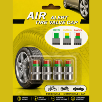 Air Alert Tyre Valve Cap for Easy Pressure Monitoring